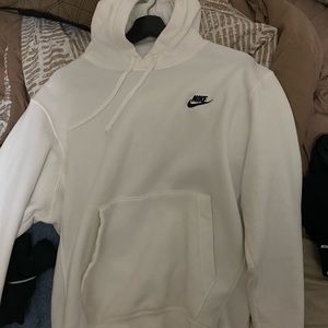 white nike hoodie